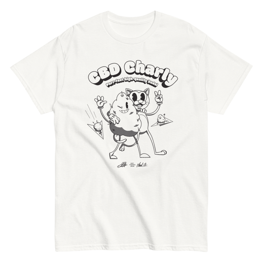 Unisex T-Shirt - CBD Charly Artwork - weiß